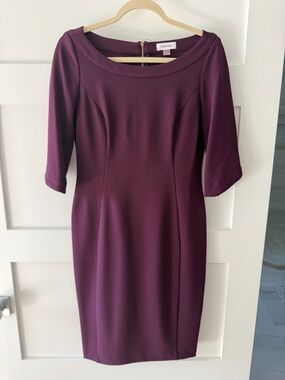 Calvin Klein Plum Sheath Dress